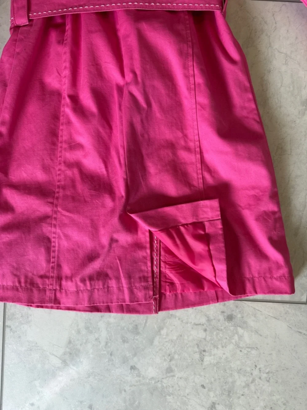 Gymboree Girls Bright Pink Double-Breasted Trench Coat, size 10